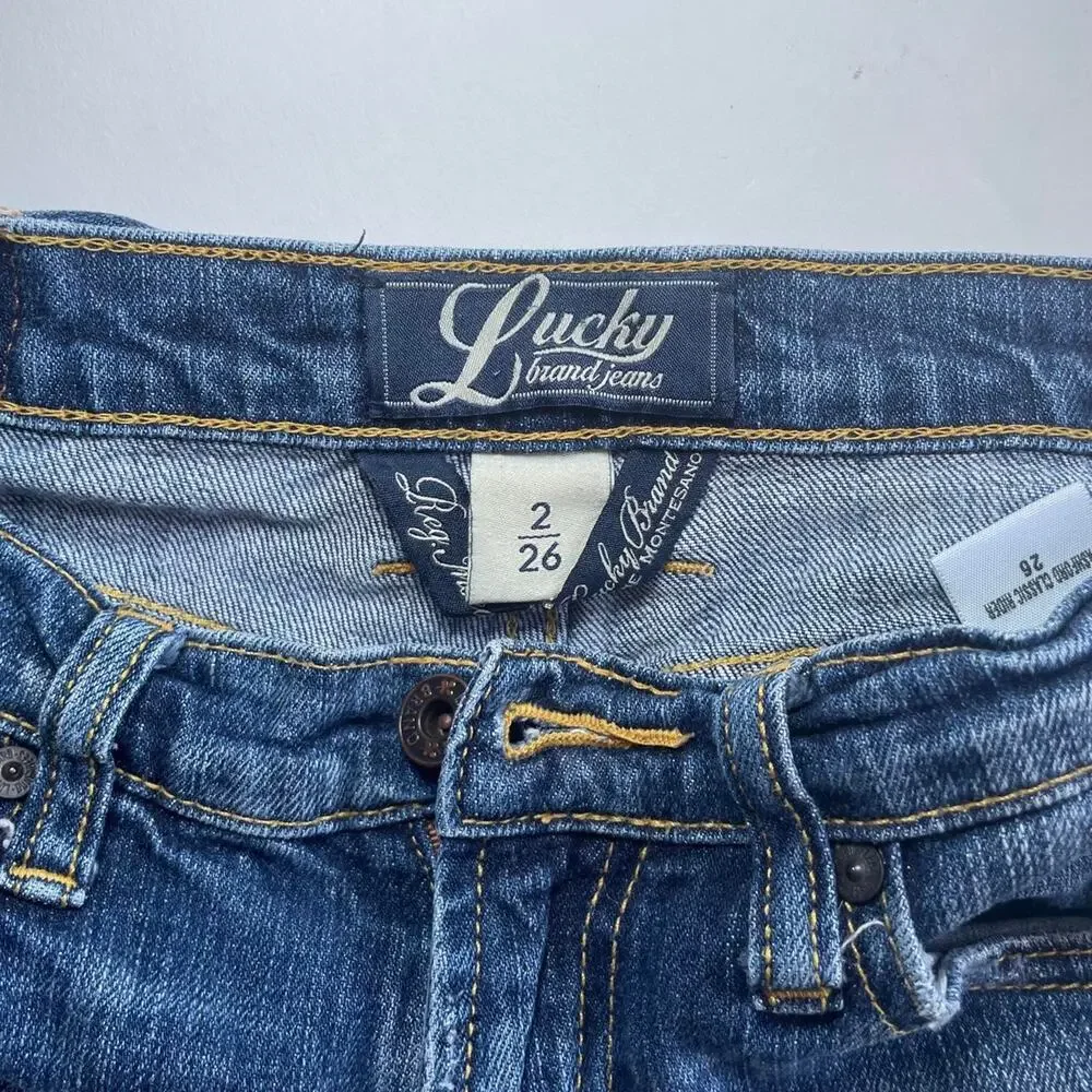 Vintage Lucky Brand Low Rise Flare Jeans Size 2